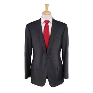 Hickey Freeman Dark Gray Suit